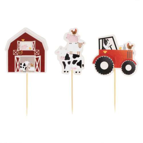 Farm Yard Friends Cupcake Toppers - Click Image to Close
